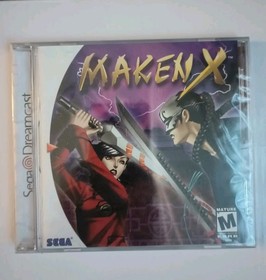 Maken X (Sega Dreamcast, 2000) BRAND NEW SEALED, mint seal