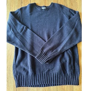 IZOD Vintage dunkelblauer Grobstrickpullover Größe M  - Bild 1 von 5