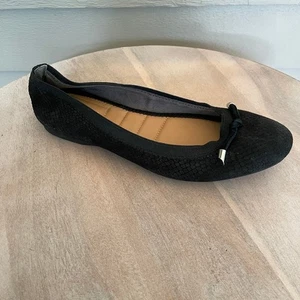 Kelly & Katie Perri Ballerinas Damengröße 9,5 schwarz strukturiertes Leder - Bild 1 von 10