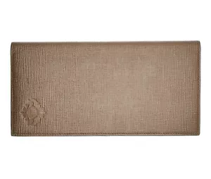NUEVO LUIGI BORRELLI Pequeño Cuero Buen Continental Portatarjetas Billetera Bolso de Lujo - Imagen 1 de 2