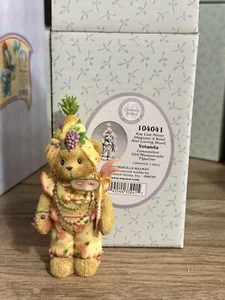 Cherished Teddies Yolanda #104041 Mardi Gras You Can Never Disguise Figurine - Bild 1 von 2