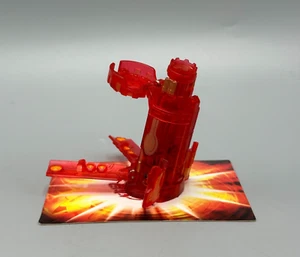 Bakugan Zukanator Translucent Red Copper Deluxe Battle Gear Gundalian Invaders - Picture 1 of 6