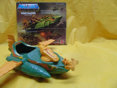 De colección 1981 MOTU He-Man Wind Raider completo con instrucciones Foto 1 de 4