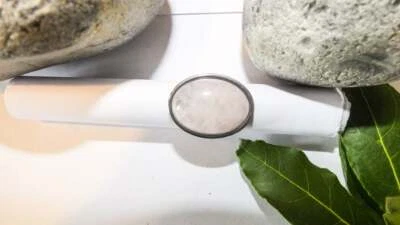 18*25 - Bague en quartz rose - Paix intérieure / Amour / Sommeil / Stress - Photo 1/3