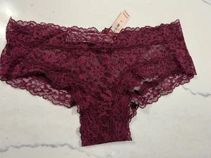 VICTORIAS SECRET The Lacie Cheeky Burgundy Kir S Small New NWT - Bild 1 von 4