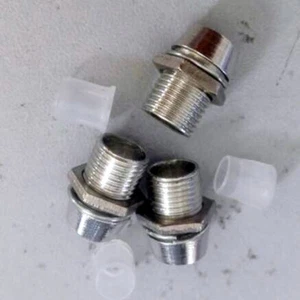 10,Metal 5mm LED Mount Bezel Holder Cap for R G B Y Ws - Picture 1 of 3