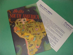 Hello South America 1952 Social Studies booklet w/ Teacher Guide Dairying - Imagen 1 de 1