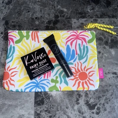 K Voss Fairy Dust Pressed Highlighter Starkissed 1.8 g. / .06 Oz + Face Primer - Image 1 of 3