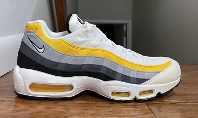 Nike Air Max 95 White Amarillo Dark Grey CD7495-100 2019 Men’s Size 12 - Image 1 of 4