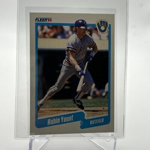 1990 Fleer Baseball Card Robin Yount #340 Mint FREE SHIPPING
