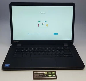Lenovo Chromebook 80US Celeron N3060 1.6GHz CPU 14" 1366x768 4GB RAM 32GB eMMC - Picture 1 of 9