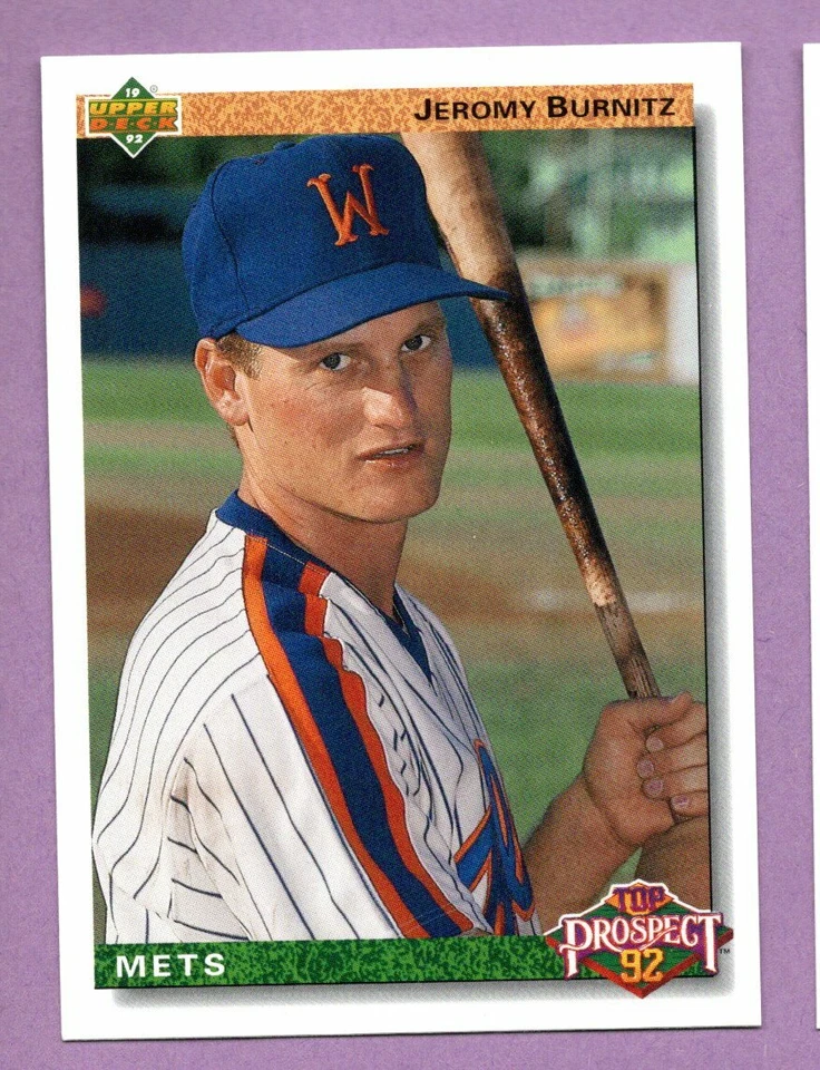 1992 Upper Deck   #65  Jeremy Burnitz RC  Mets   - Image 1 of 1