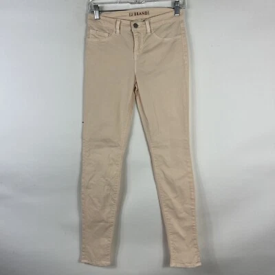 J. Brand Jeans Women's 26 Skinny Leg Sherbet Orange Mid Rise Med Wash Stretch - Image 1 of 4