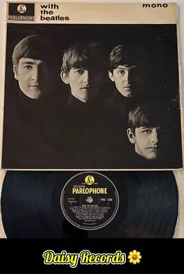 The Beatles - With the Beatles 2nd UK *Mono* Press w/1N Matrix & Emitex très bon état+ - Photo 1/4
