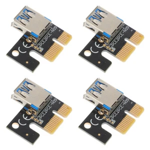 4 Pcs Carte D'adaptateur USB Vers PCI-E Cartes Adaptateurs 1x À 16x - Photo 1/12