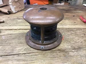 Vintage Boat Soup Can Light Original Bronze - Bild 1 von 6