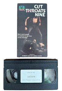 Vtg Cut Throats Nine VHS Tape VideoLine 1985 Tested - Picture 1 of 7