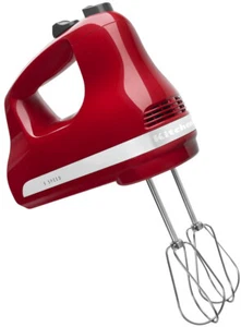 Red Hand Mixer Beater 5-Speed Baking Whipping Beating Mixing Kitchen Handheld - Picture 1 of 6