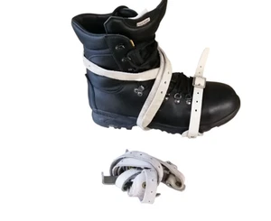 British Army Crampons 5 Spike Vintage Issue Climbing Hiking Expedition PAIR - Picture 1 of 7