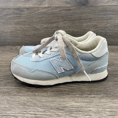 Zapatos deportivos New Balance 515 clásicos de gamuza azul claro con cordones para niños talla 11 Foto 1 de 4