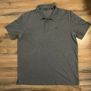Polo de golf Travis Mathew The Heater Eco Collection azul estelar para hombre 2XL - Imagen 1 de 8