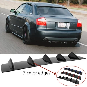 Heckdiffusor Heckansatz Heck Ansatz Diffusor Schwarz glänzend für AUDI A4 8E B6 - Bild 1 von 14