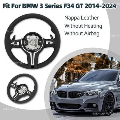 Nappa MP Style Steering Wheels For BMW 3 Series F34 GT M-Sport 2014-2024 F20/F23 Foto 1 de 4