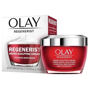 Crema hidratante facial microesculpidora Olay Regenerist, todo tipo de piel, 1,7 oz - Imagen 1 de 1