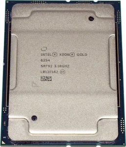 Procesador Intel Xeon Gold 6254 18 núcleos 3,10 GHz 24,75 MB de caché FCLGA3647 - Imagen 1 de 6