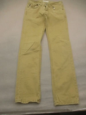 Pantalones informales Abercrombie talla 12 para niños beige 100 % algodón bolsillos rectos cremallera 033 Foto 1 de 4