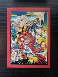 1992 Comic Images Youngblood Promo Card Rob Liefeld ART spedizione gratuita!! - Foto 1 di 2