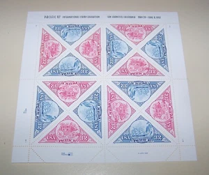 Scott #3130-31, 32c Pacific ’97 Triangles, Sheet of 16, MNH - Picture 1 of 3