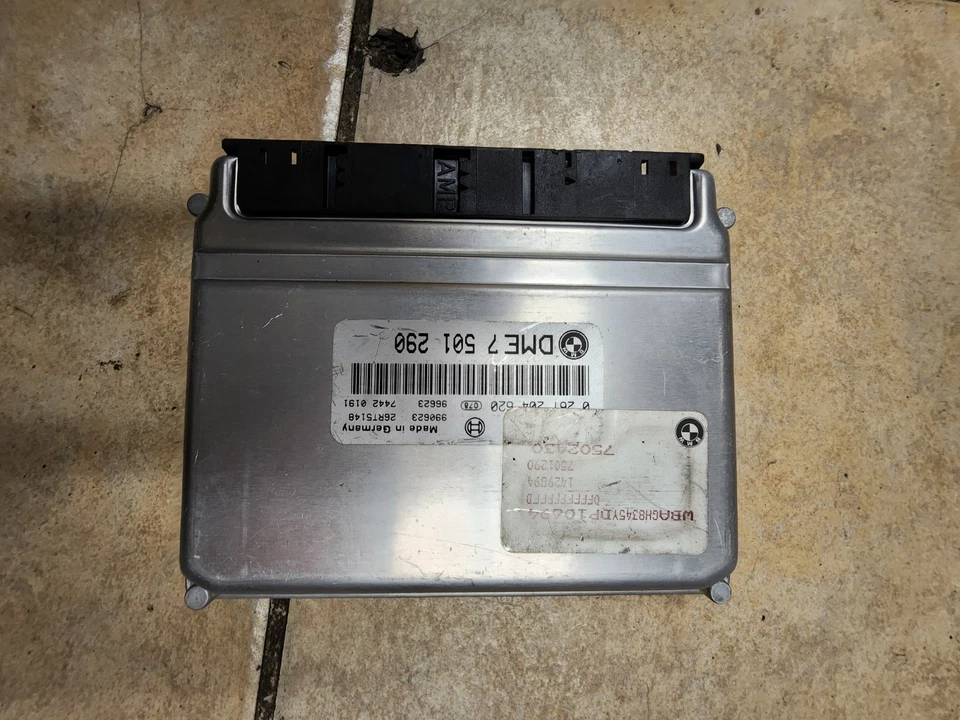 BMW E38 740i 740IL 1999 2000 2001 módulo de motor DME 7501290 7502430 Foto 1 de 1