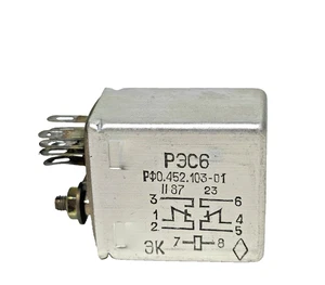 RES-6 RF0.452.103-01/22 V SOWJETISCHES MILITÄRRELAIS NEU STCK-3 - Bild 1 von 4