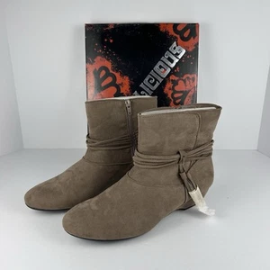 Fergalicious by Fergie Boho Ankle Bootie- Tan Bark Size 9M- NEW - Picture 1 of 9