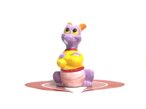 Walt Disney Figur Baby Lila Drache EPCOT Keramik Porzellan 1982 - Bild 1 von 2