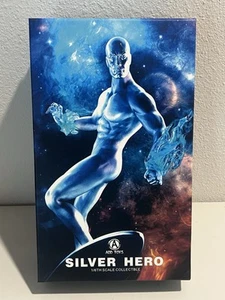 1/6 ADD TOYS Hot Toys Silver Hero AD-05OE Fantastic Four Silver Surfer Figure - Picture 1 of 10