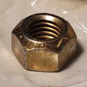 Genuine Caterpillar 1K-6872 Nut CAT OEM 1/2''-13 Cone Lock Nut Prevailing Torque - Picture 1 of 5