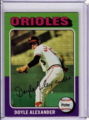 1975 Topps #491 Doyle Alexander - Image 1 of 2