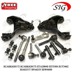 Front Control Arm Tie Rod Suspension Kit for 1998 - 2005 Chevy Blazer 4WD 12PC - Picture 1 of 9