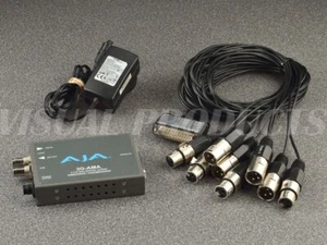AJA 3G-AMA 4-Kanal Symmetrischer Analog Audio Embedder/Disembedder mit Breakout Kabel - Bild 1 von 3