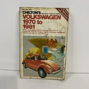 Chilton's 6837 Volkswagen 1970-1981 Repair & Tune-Up Guide Service Manual Book - Picture 1 of 19