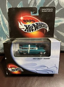 HOT WHEELS 1957 CHEVY NOMAD BLACK W/ FLAMES BRAND NEW IN BOX 1:64 SCALE - Picture 1 of 9