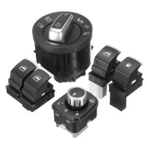 5PZ INTERRUTTORI PULSANTE ALZAVETRO KIT PER VW EOS GOLF R32 GTI 5K3959857 - Foto 1 di 8