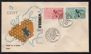 EUROPA CEPT - SPAIN - ESPANA - HONEYBEE / 1962 FDC COVER (ref 7723b) - Picture 1 of 1