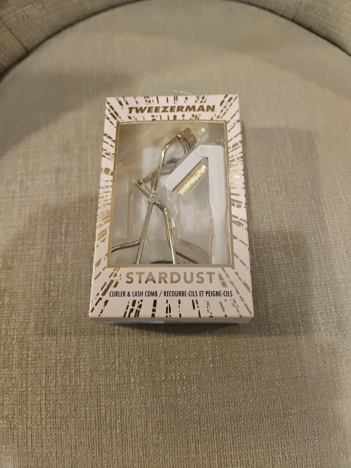Tweezerman Gold Eyelash Curler & Lash Comb Stardust Lash Set - Image 1 of 1