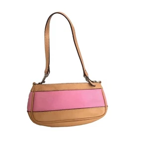 MULHOLLAND BROTHERS Women Pink Leather Shoulder Bag One Size - Picture 1 of 5