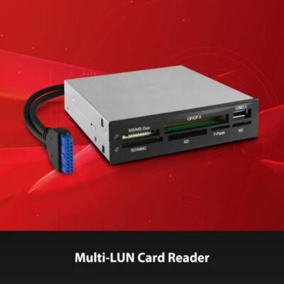 Vantec UGT-CR940 USB 3.0 Multi-LUN Memory Internal Card Reader - Image 1 of 3