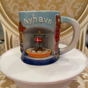 COPENHAGEN DENMARK🍵3D SOUVENIR CERAMIC MUG✅BUILDING HISTORY🍵COLLECTIBLE CUP - Picture 1 of 8