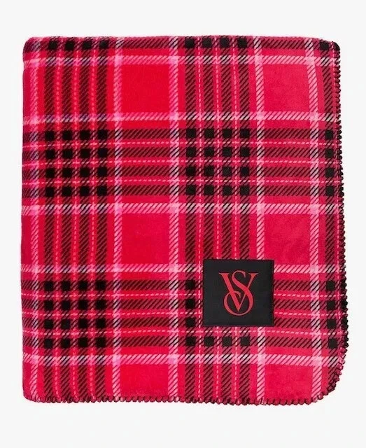 Victoria's Secret HOLIDAY 2024 Rojo Cuadros Acogedor Sherpa Talla:50"x 60" NUEVO con ETIQUETAS Foto 1 de 4